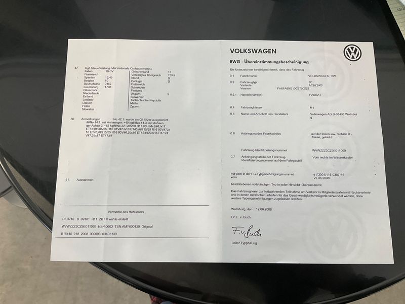 Volkswagen Passat 1.8 TSI Comfortline 2008 – снимка 6