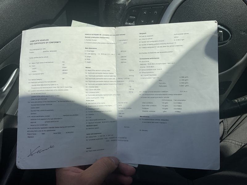 Kia Venga 1.6 CRDi Active 2010 – снимка 6