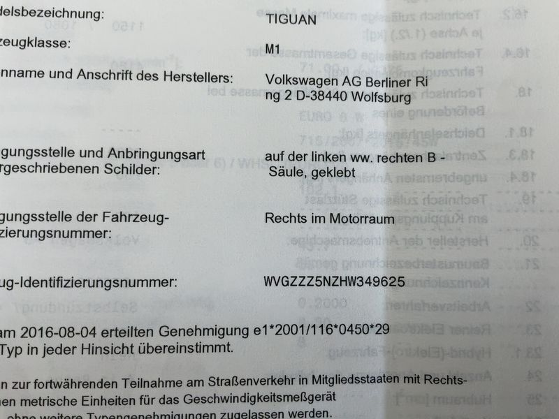 Volkswagen Tiguan 2.0 TDI Comfortline BlueMotion Tech 2016 – снимка 21
