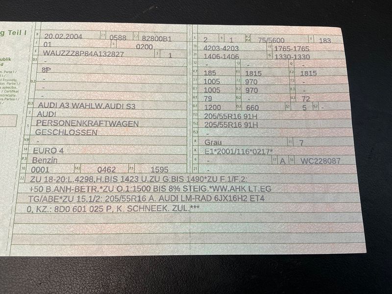 Audi A3 1.6 Attraction 2004 – снимка 20