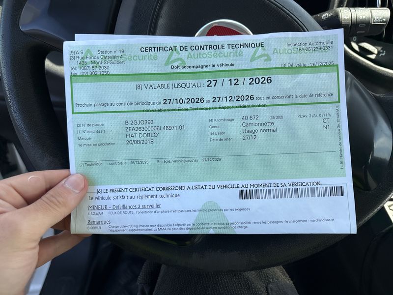 Fiat Doblo 1.4 Basis Maxi Kasten 2018 – снимка 15