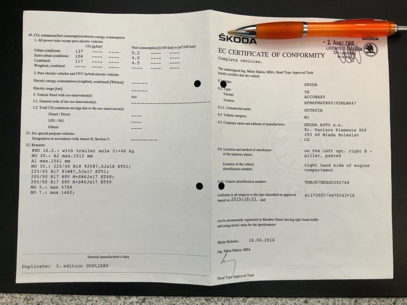Skoda Octavia 2.0 TDI RS 2016 – снимка 21