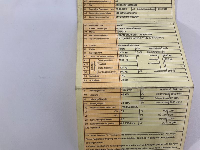Toyota Urban Cruiser 1.4 D-4D High 2009 – снимка 5