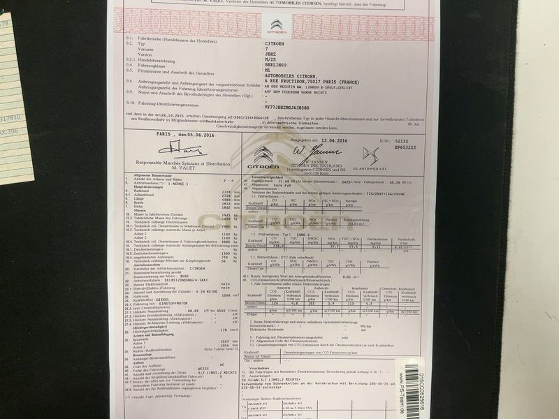 Citroen Berlingo 1.6 Blue-HDi Shine 2016 – снимка 21