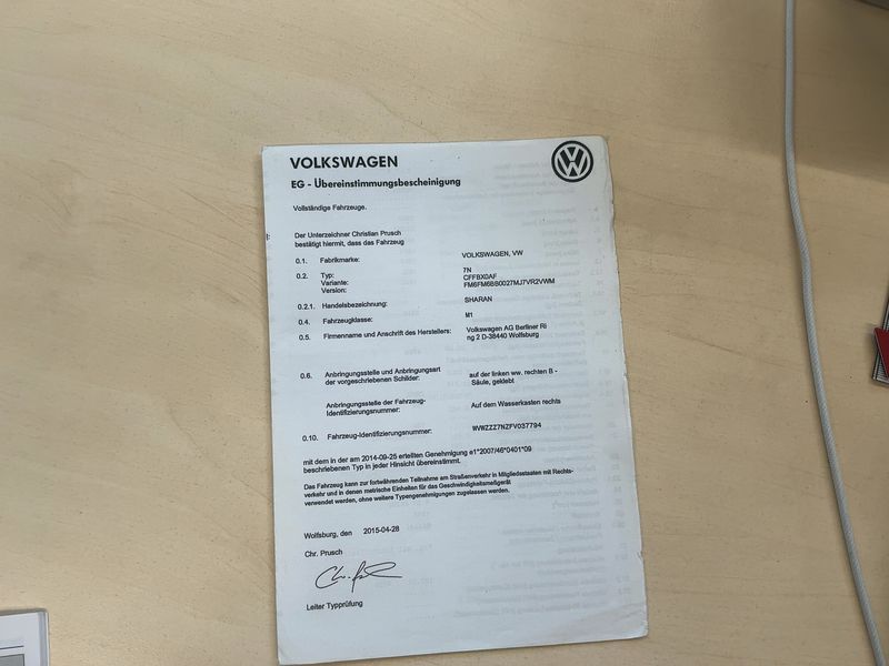 Volkswagen Sharan 2.0 TDI Comfortline BlueMotion Tech 2015 – снимка 22