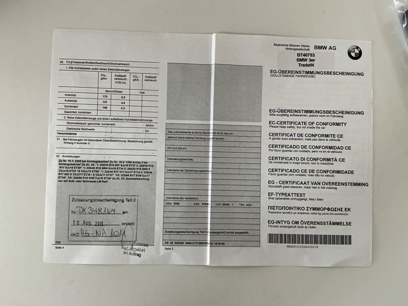 BMW 3er 320d xDrive 2011 – снимка 6
