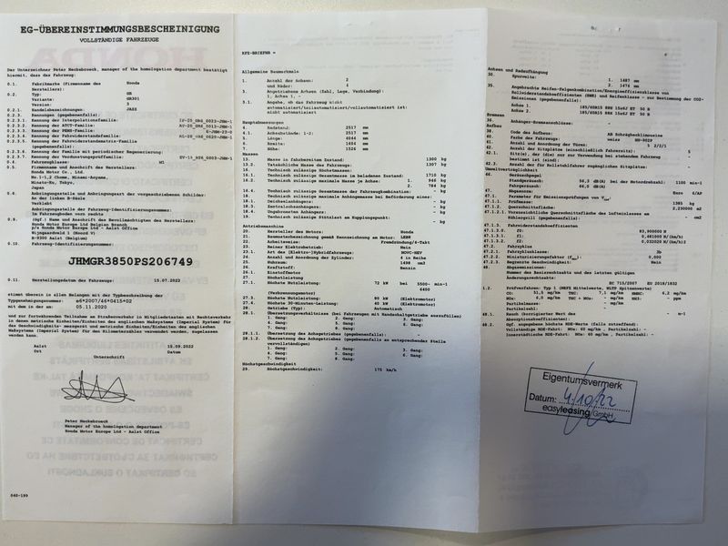 Honda Jazz 1.5 i-MMD Hybrid Elegance 2022 – снимка 21