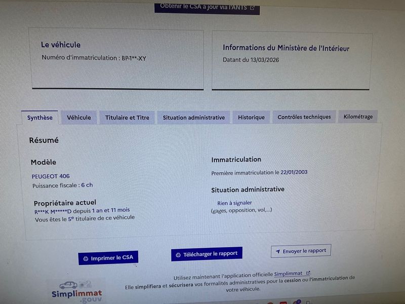 Peugeot 406 2.0 HDi Confort 2003 – снимка 6