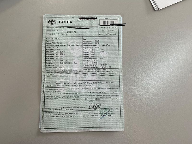 Toyota Verso 2.0 D-4D Active 2011 – снимка 21