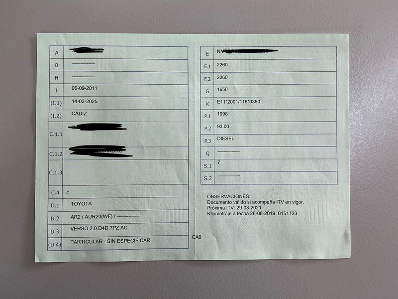Toyota Verso 2.0 D-4D Active 2011 – снимка 20