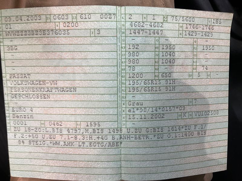 Volkswagen Passat 1.6 Family 2003 – снимка 5