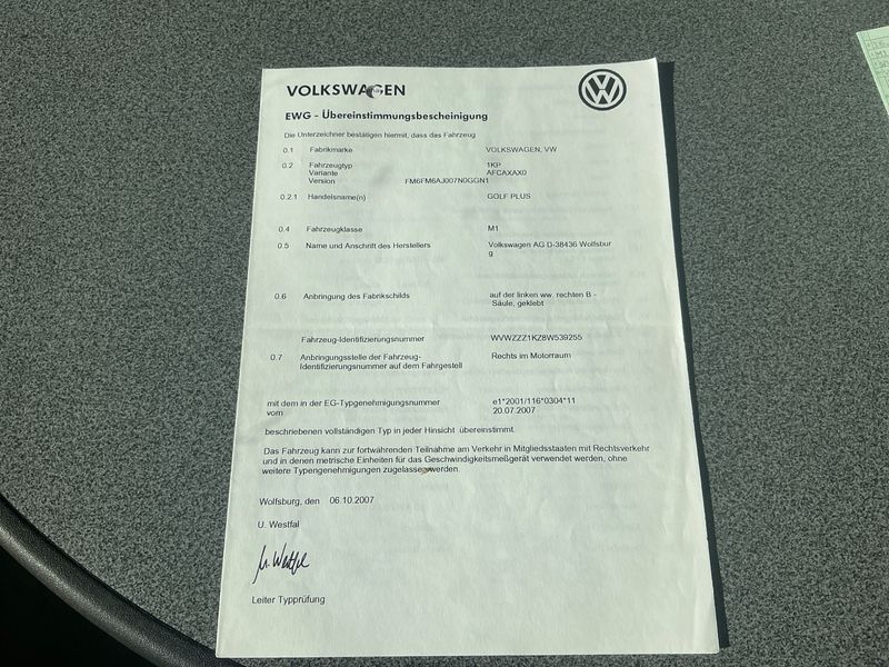 Volkswagen Golf V Plus 1.4 TSI Tour 2007 – снимка 6