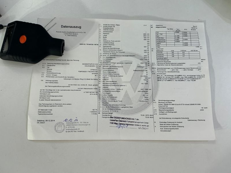 Volkswagen Sharan 2.0 TDI Highline BlueMotion Tech 2014 – снимка 22