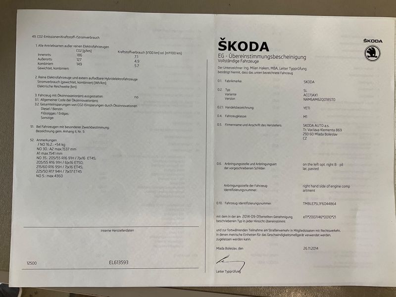 Skoda Yeti 2.0 TDI Elegance Outdoor 4x4 2014 – снимка 22
