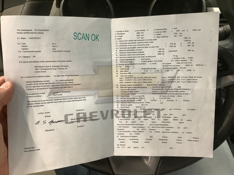 Chevrolet Cruze 1.6 LS 2010 – снимка 6