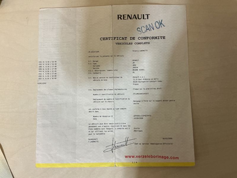 Renault Scenic 1.5 dCi Authentique 2009 – снимка 6