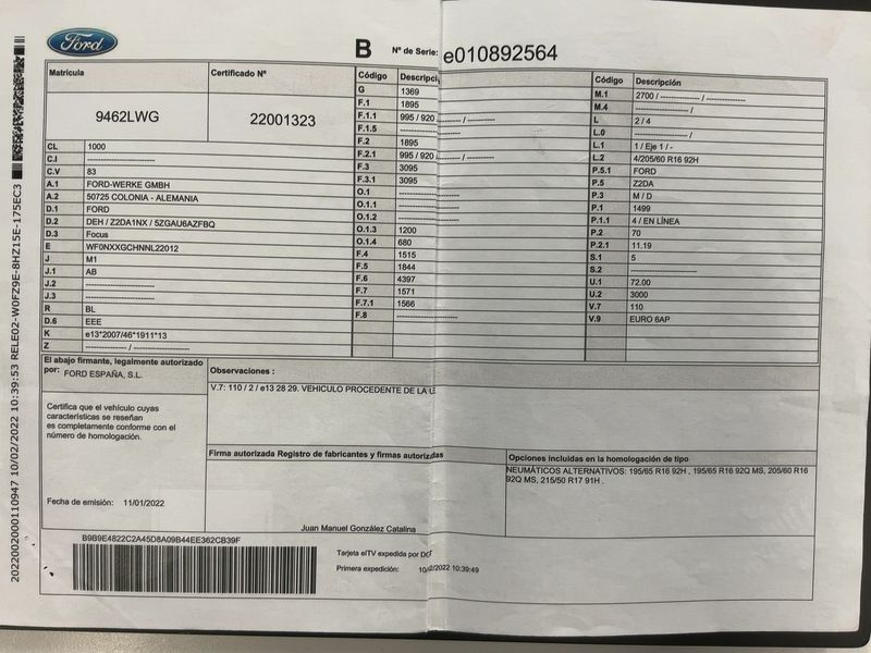 Ford Focus 1.5 TDCi EcoBlue Trend Edition 2022 – снимка 21