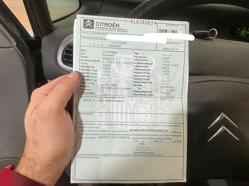 Citroen Xsara Picasso 1.6 LX Plus 2008 – снимка 6