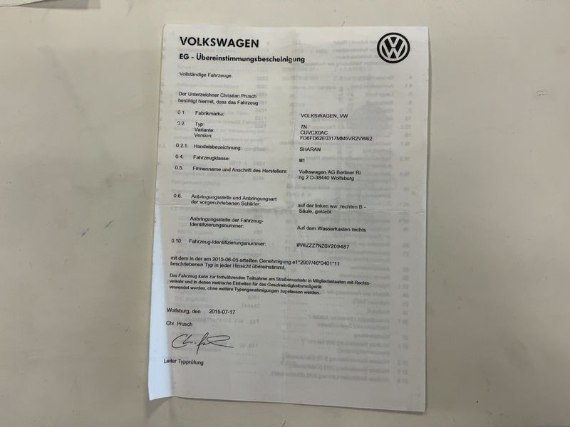 Volkswagen Sharan 2.0 TDI Comfortline BlueMotion Tech 2015 – снимка 22