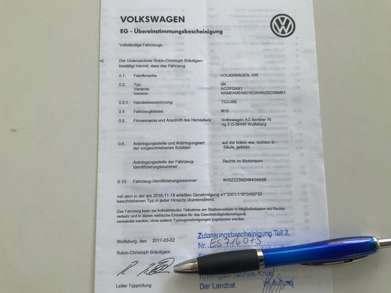Volkswagen Tiguan 2.0 TDI Trendline 4Motion BlueMotion Tech 2017 – снимка 21