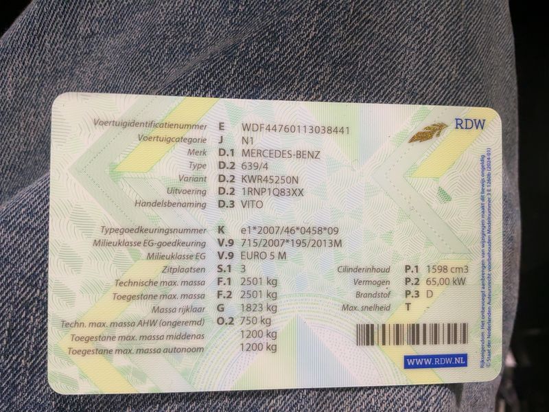 Mercedes-Benz Vito 109 CDI lang 2015 – снимка 20