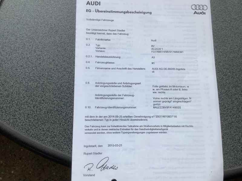 Audi A3 1.4 TFSI ACT ultra S line Sportpaket 2015 – снимка 21