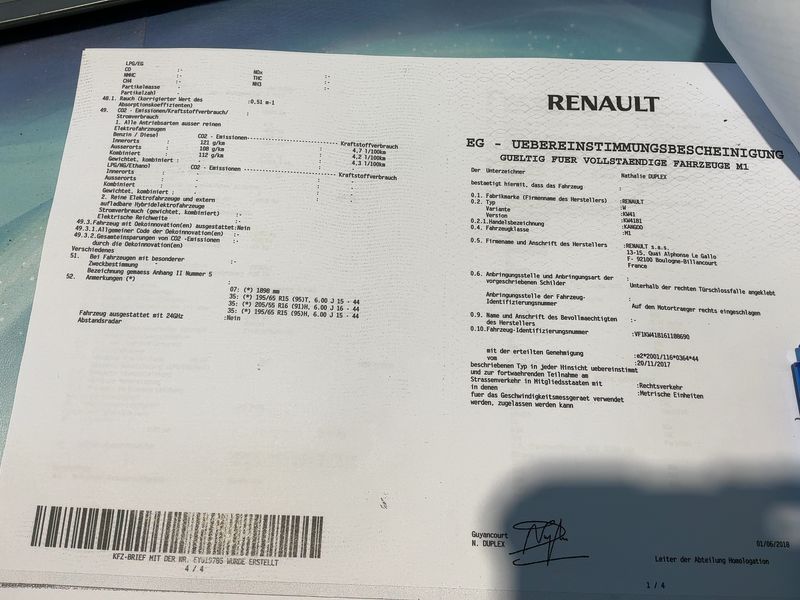 Renault Kangoo 1.5 dCi Energy Experience 2018 – снимка 21