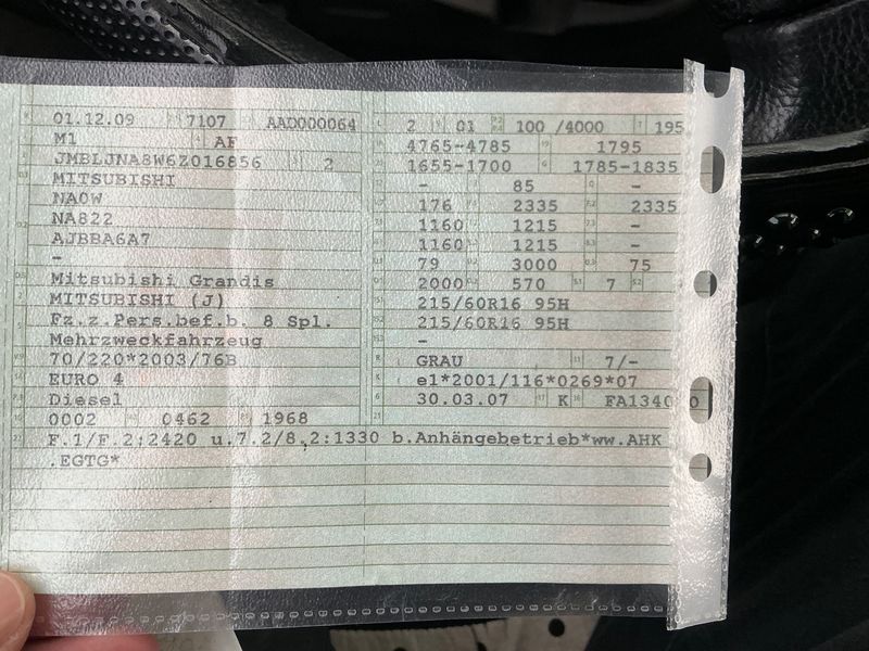 Mitsubishi Grandis 2.0 DI-D Intense 2009 – снимка 5