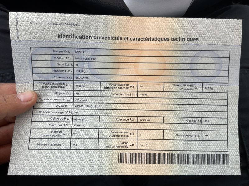 Smart fortwo 1.0 Micro Hybrid Drive pulse 2012 – снимка 20