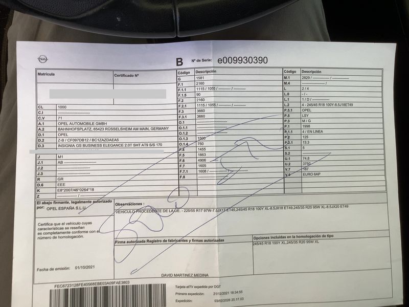 Opel Insignia Grand Sport 2.0 Turbo Business Elegance 2021 – снимка 21
