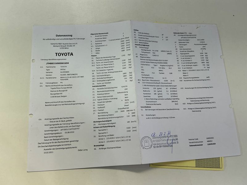 Toyota RAV 4 2.2 D-4D Executive 2011 – снимка 22