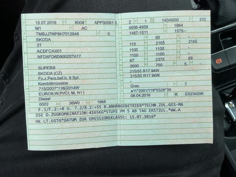 Skoda Superb 2.0 TDI Style 2016 – снимка 21