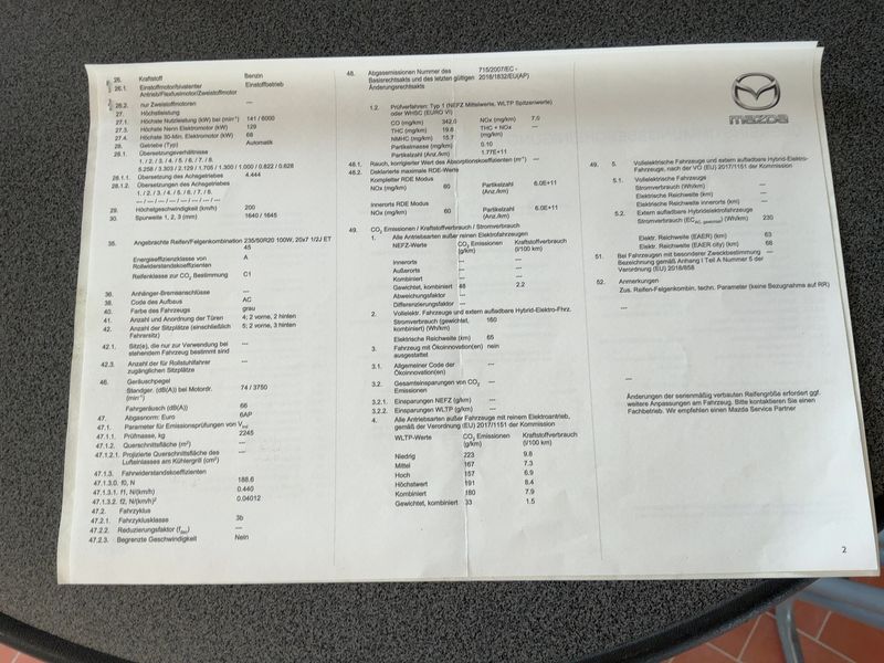 Mazda CX-60 2.5 e-Skyactiv Plug-in Hybrid Exclusive-Line AWD 2022 – снимка 21