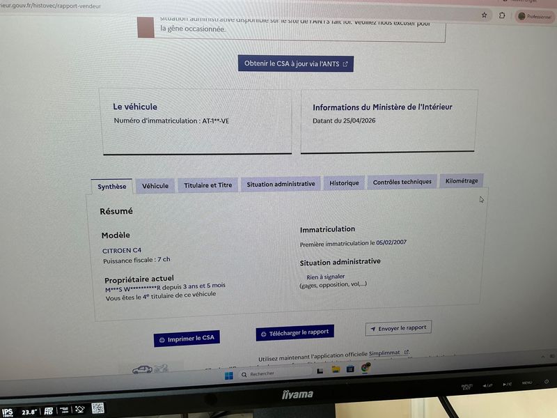 Citroen C4 2.0 HDi Exclusive 2007 – снимка 6