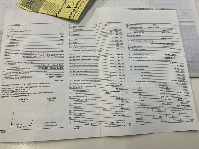 BMW 1er 118d 2009 – снимка 6