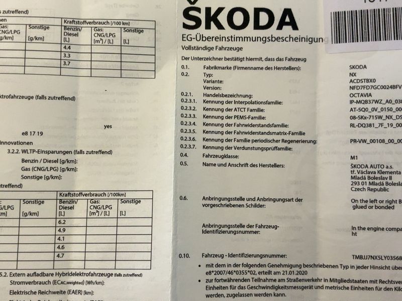 Skoda Octavia 2.0 TDI First Edition 2020 – снимка 22