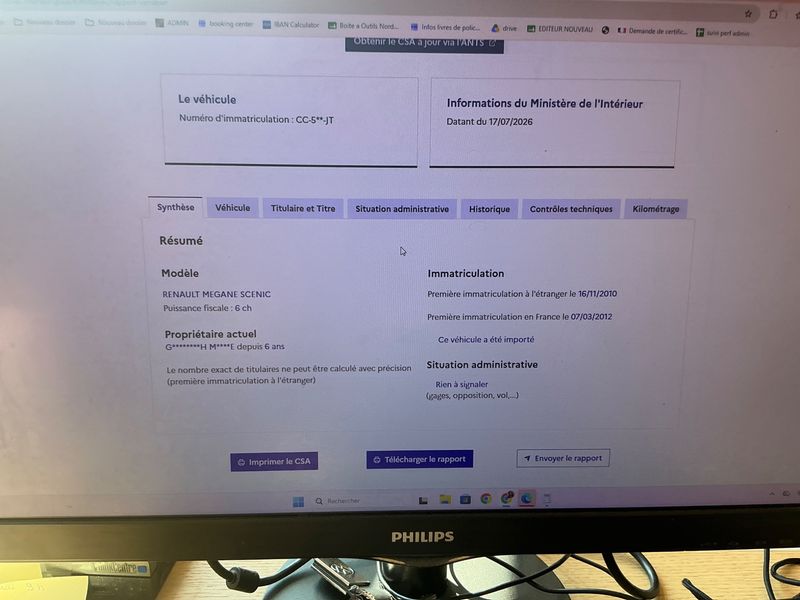 Renault Grand Scenic 1.5 dCi Dynamique 2010 – снимка на щета