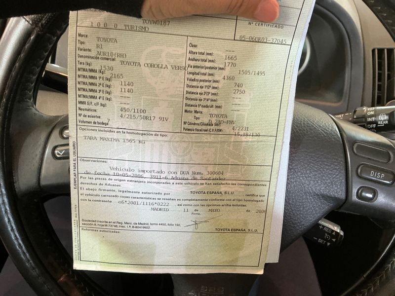 Toyota Corolla Verso 2.2 D-4D D-Cat Sport 2006 – снимка 6