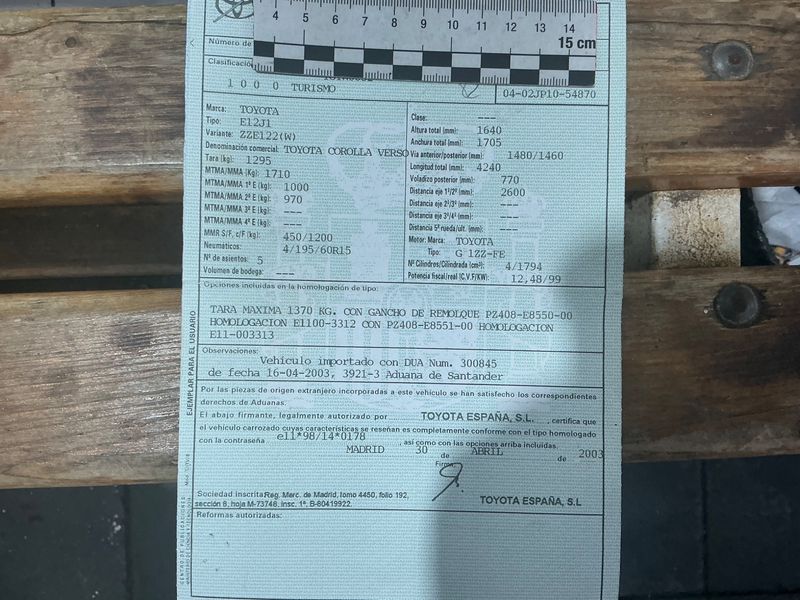Toyota Corolla Verso 1.8 Sol 2003 – снимка 6