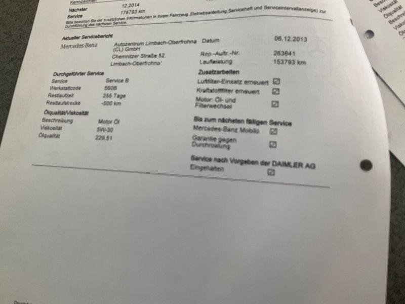 Mercedes-Benz E-Klasse E 200 CDI BlueEfficiency Standard 2011 – снимка на щета
