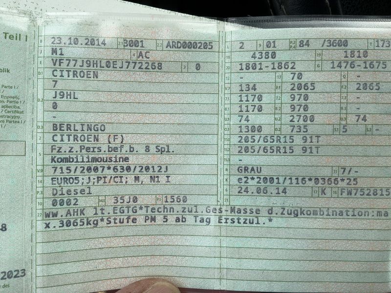 Citroen Berlingo 1.6 HDi XTR 2014 – снимка 20