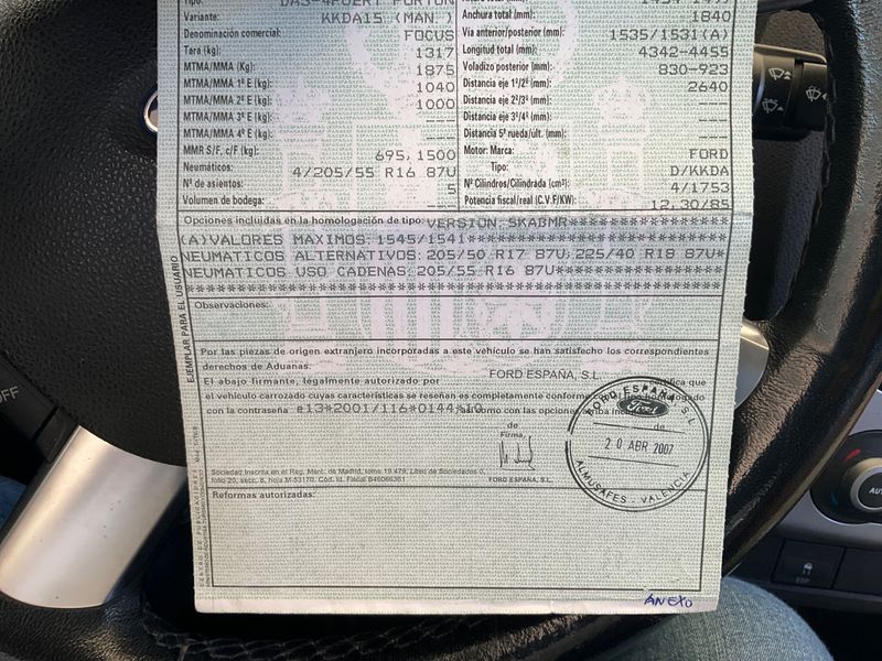 Ford Focus 1.8 TDCi Trend 2007 – снимка 6