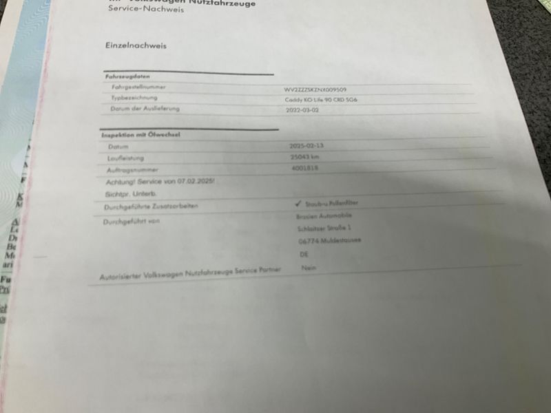 Volkswagen Caddy 2.0 TDI Life 2021 – снимка 22