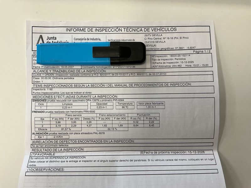 Toyota Avensis 2.2 D-4D Sol 2007 – снимка на щета