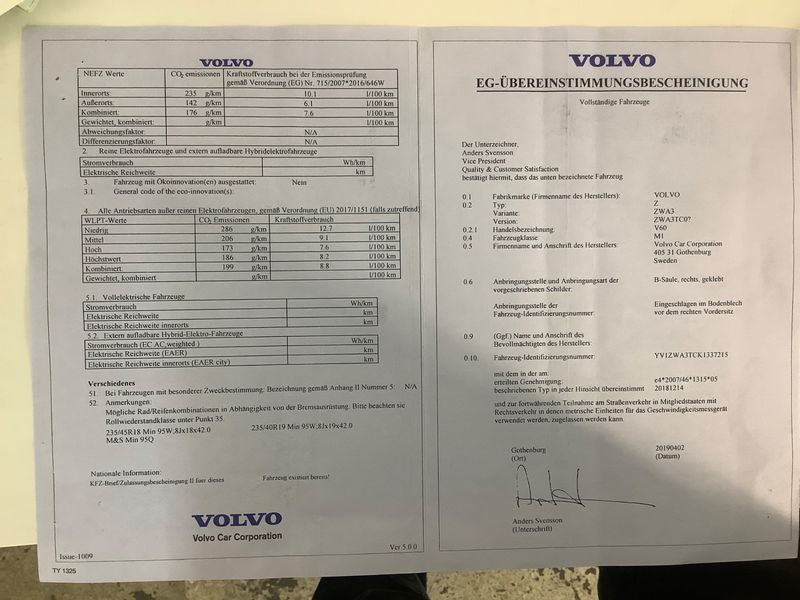 Volvo V60 2.0 T6 R-Design AWD 2019 – снимка 21