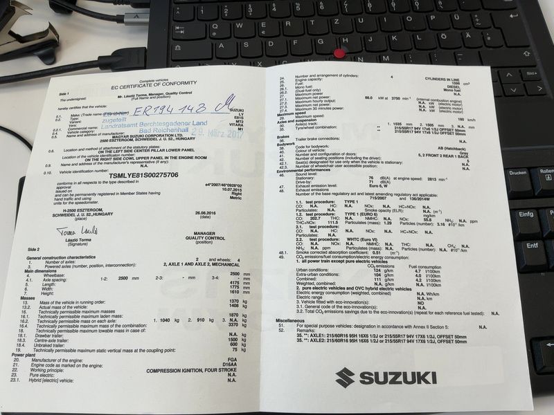 Suzuki Vitara 1.6 DDiS Comfort 4x4 2017 – снимка 22