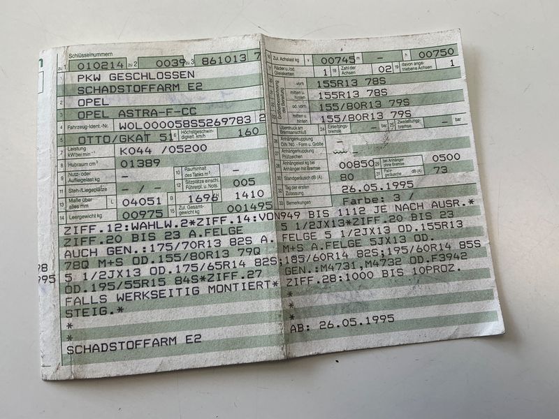 Opel Astra 1.4 GLS 1995 – снимка 5