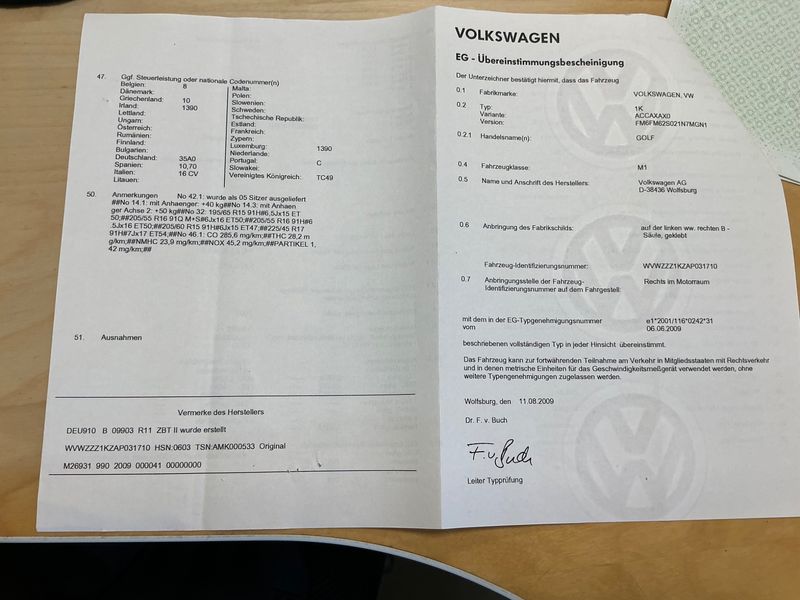 Volkswagen Golf VI 1.4 TSI Comfortline 2009 – снимка 6