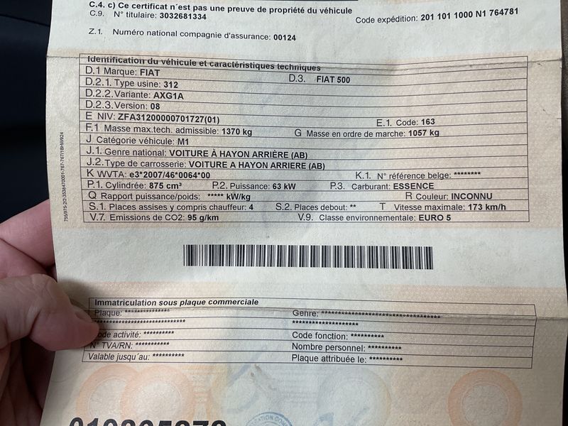 Fiat 500 0.9 Pop 2011 – снимка 5