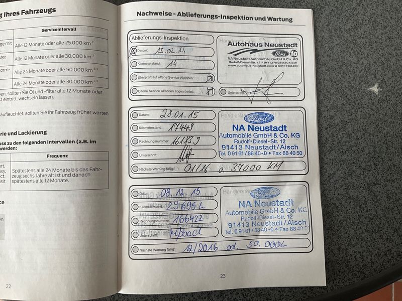 Ford Focus 1.0 EcoBoost SYNC Edition 2014 – снимка на щета